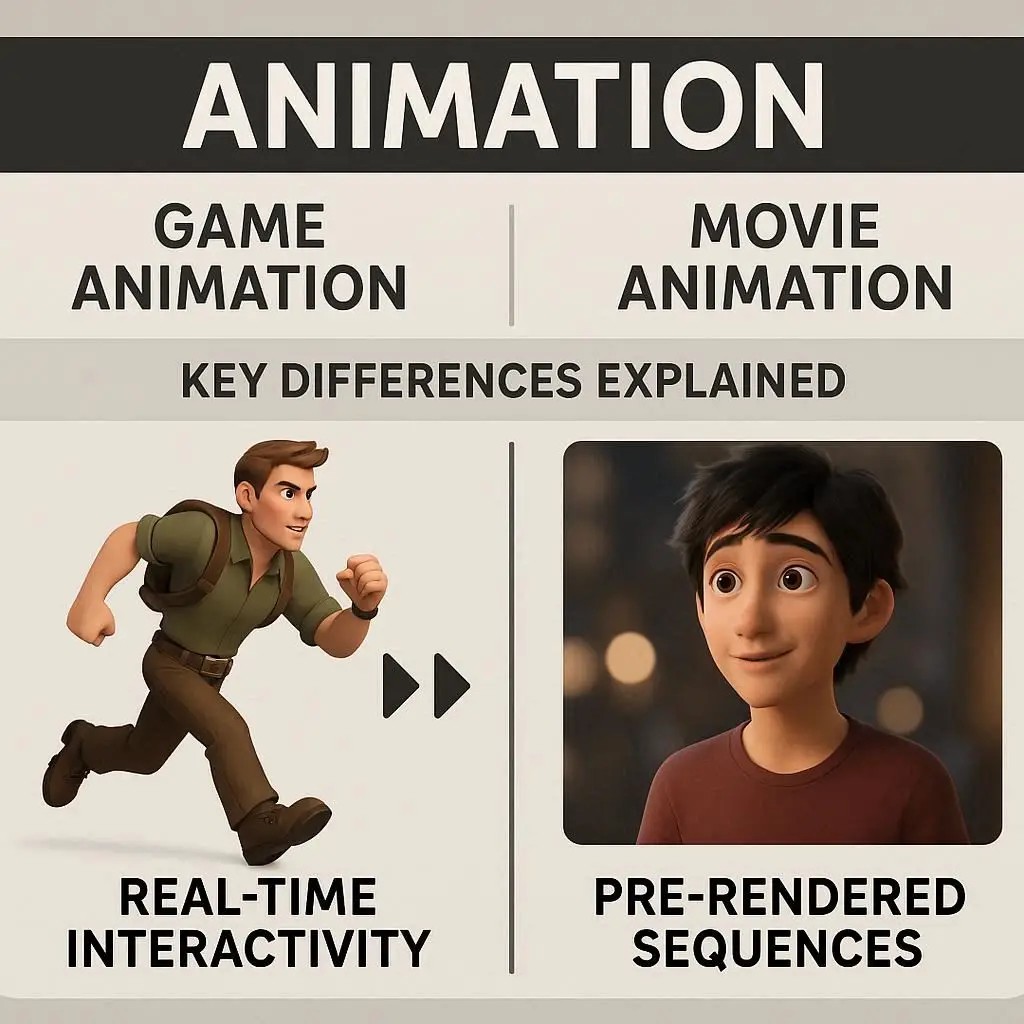 Game Animation vs. Movie Animation: Key Differences Explained