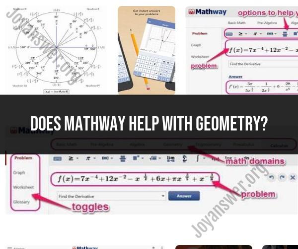 Geometry Made Easier with Mathway