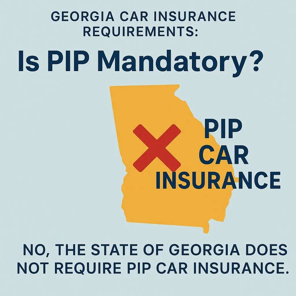 Georgia Car Insurance Requirements: Is PIP Mandatory?