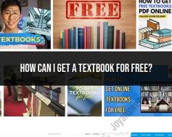 Getting College Textbooks for Free