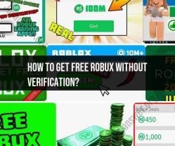 Getting Free Robux without Verification: Methods and Approaches