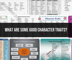 Good Character Traits: Building Positive Qualities