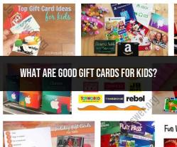 Good Gift Cards for Kids: Options for Gifting