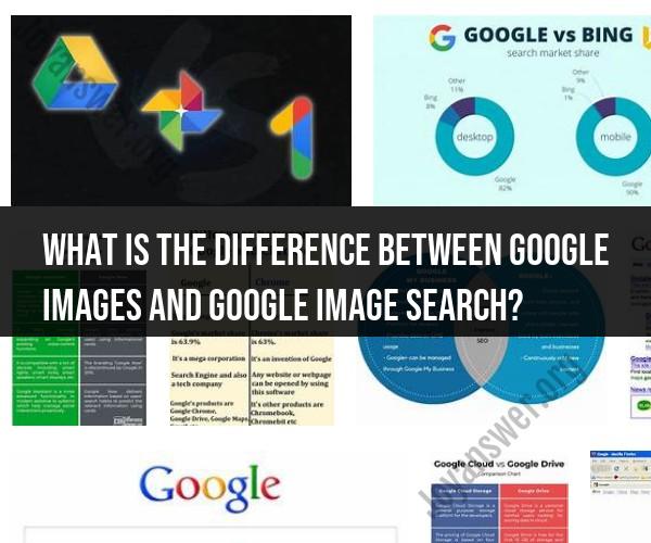 Google Images vs. Google Image Search: Unraveling the Distinctions