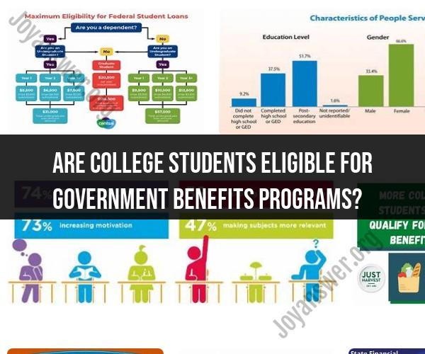 Government Benefits Programs for College Students: Eligibility and Support