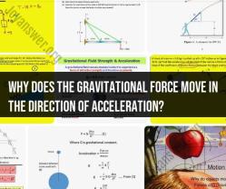 Gravitational Force and Its Direction of Acceleration