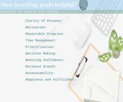 Harnessing the Power of Goal Setting