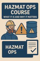 Hazmat OPS Course: What It Is and Why It Matters