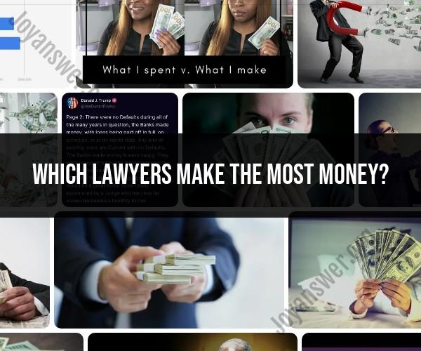 High-Earning Legal Careers: Which Lawyers Make the Most Money?