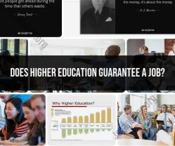 Higher Education and Employment: Does It Guarantee a Job?