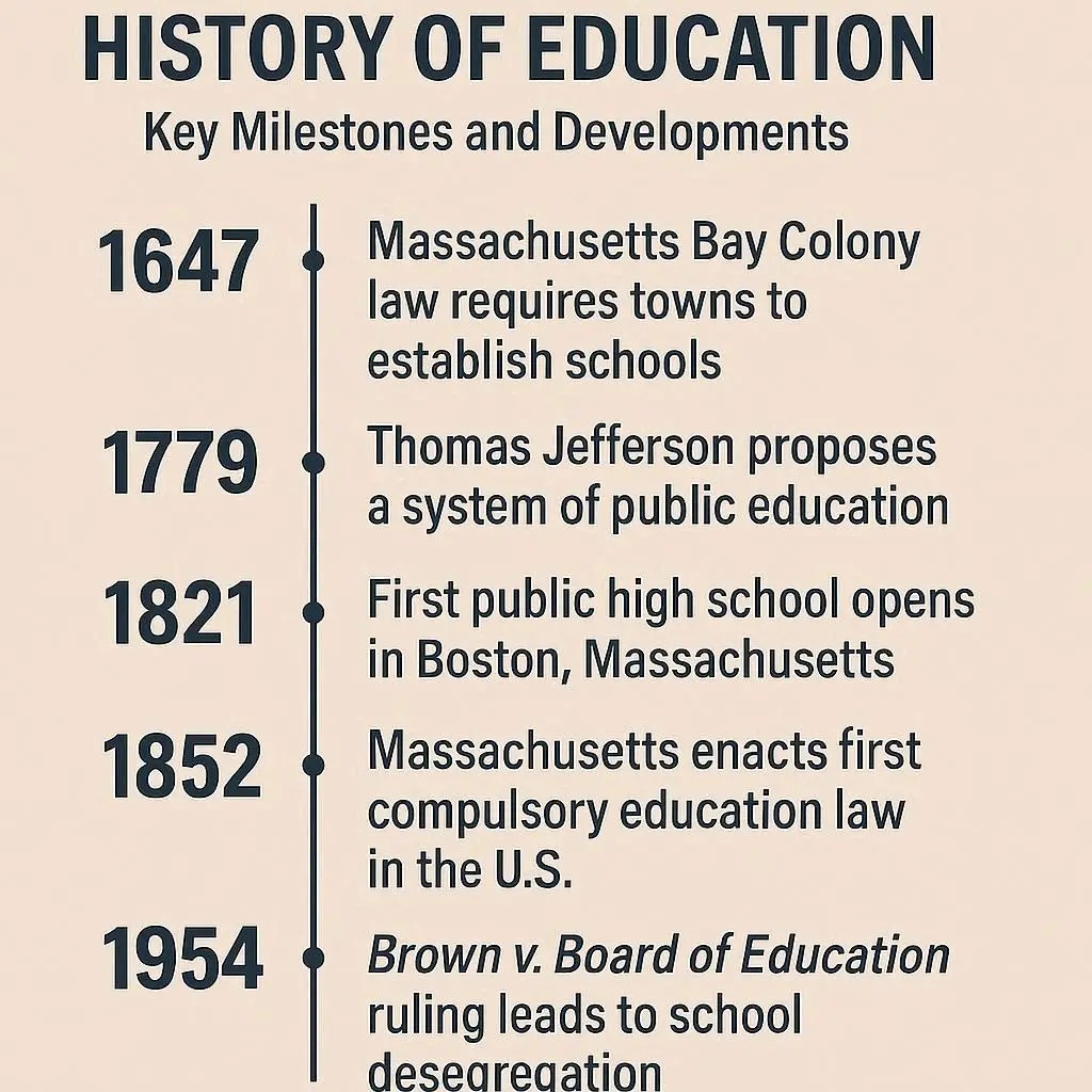 History of Education in America: Key Milestones and Development