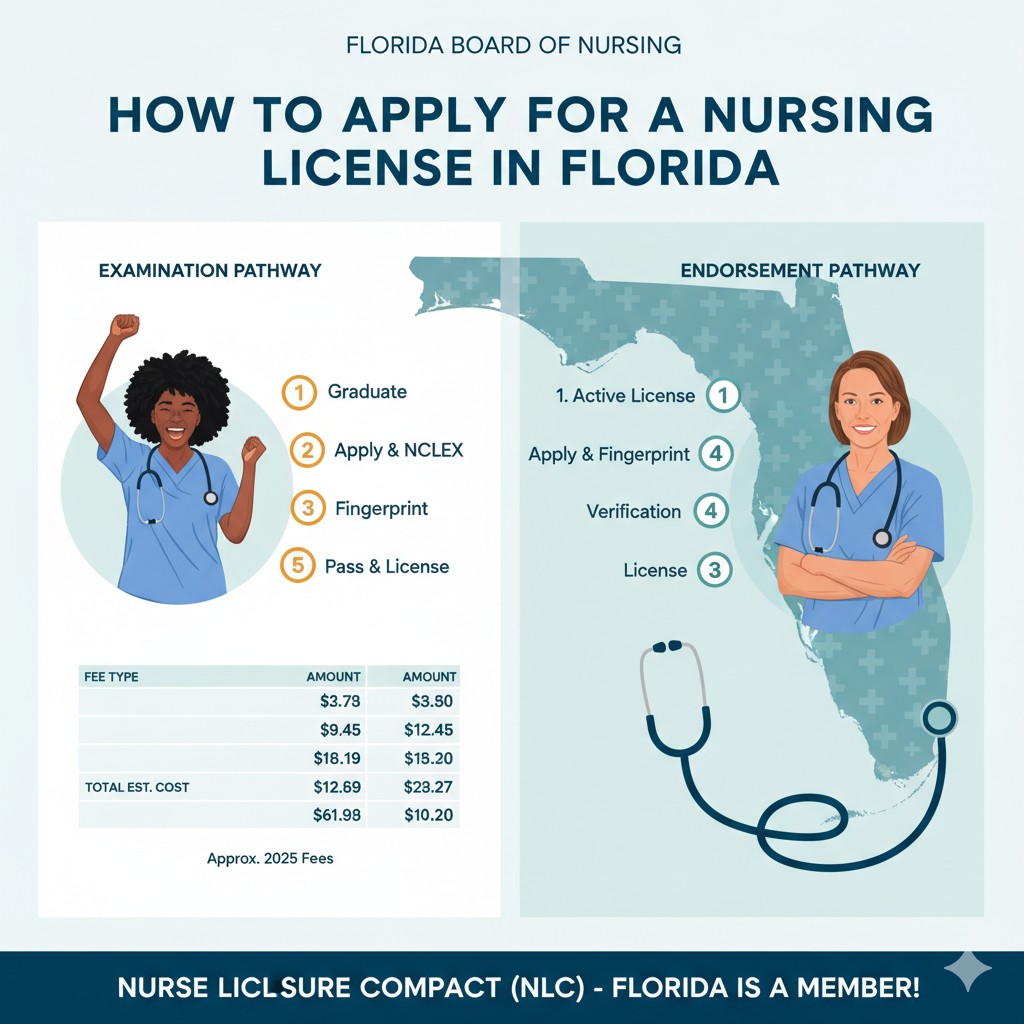 How to Apply for a Nursing License in Florida
