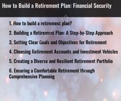 How to Build a Retirement Plan: Financial Security