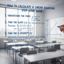 How to Calculate a Linear Equation: Step-by-Step Guide