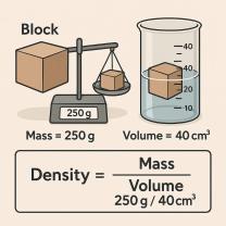 How to Calculate the Density of a Block