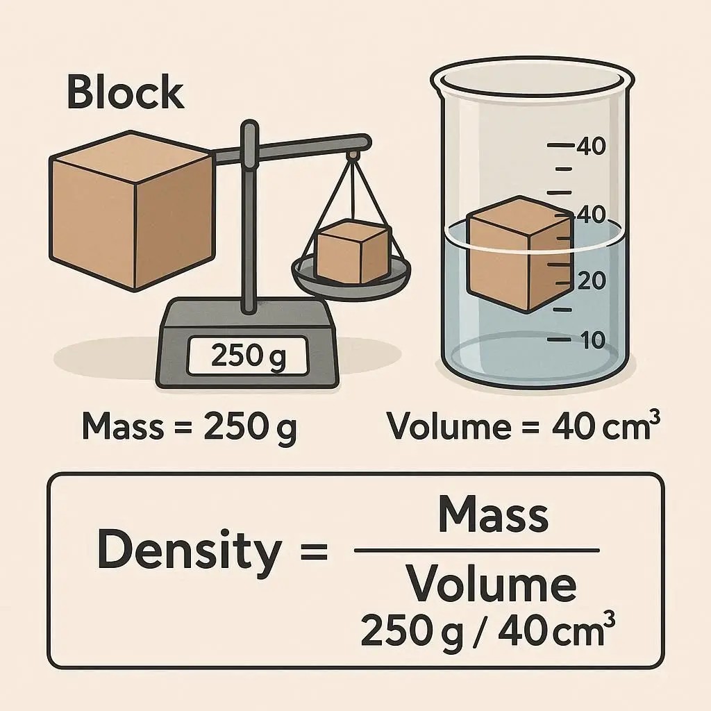 How to Calculate the Density of a Block