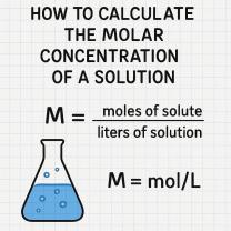 How to Calculate the Molar Concentration of a Solution