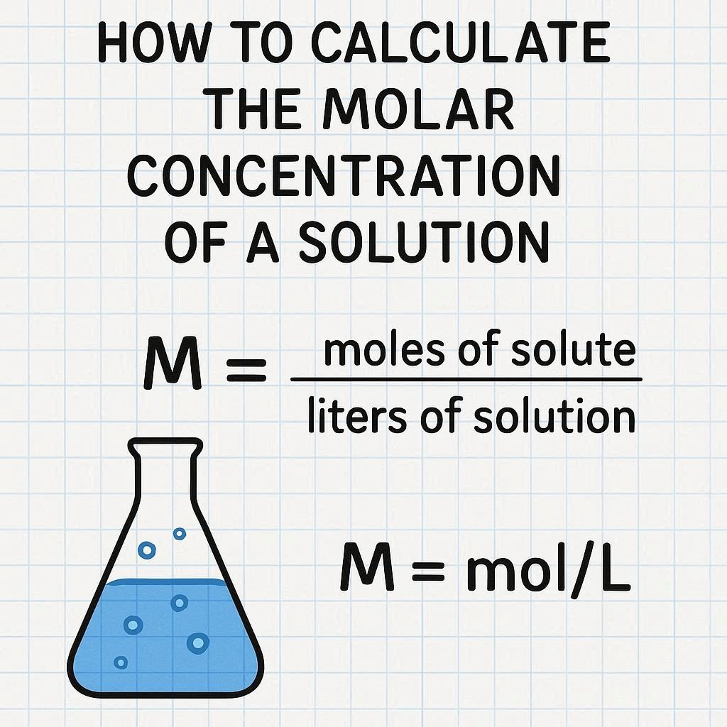 How to Calculate the Molar Concentration of a Solution