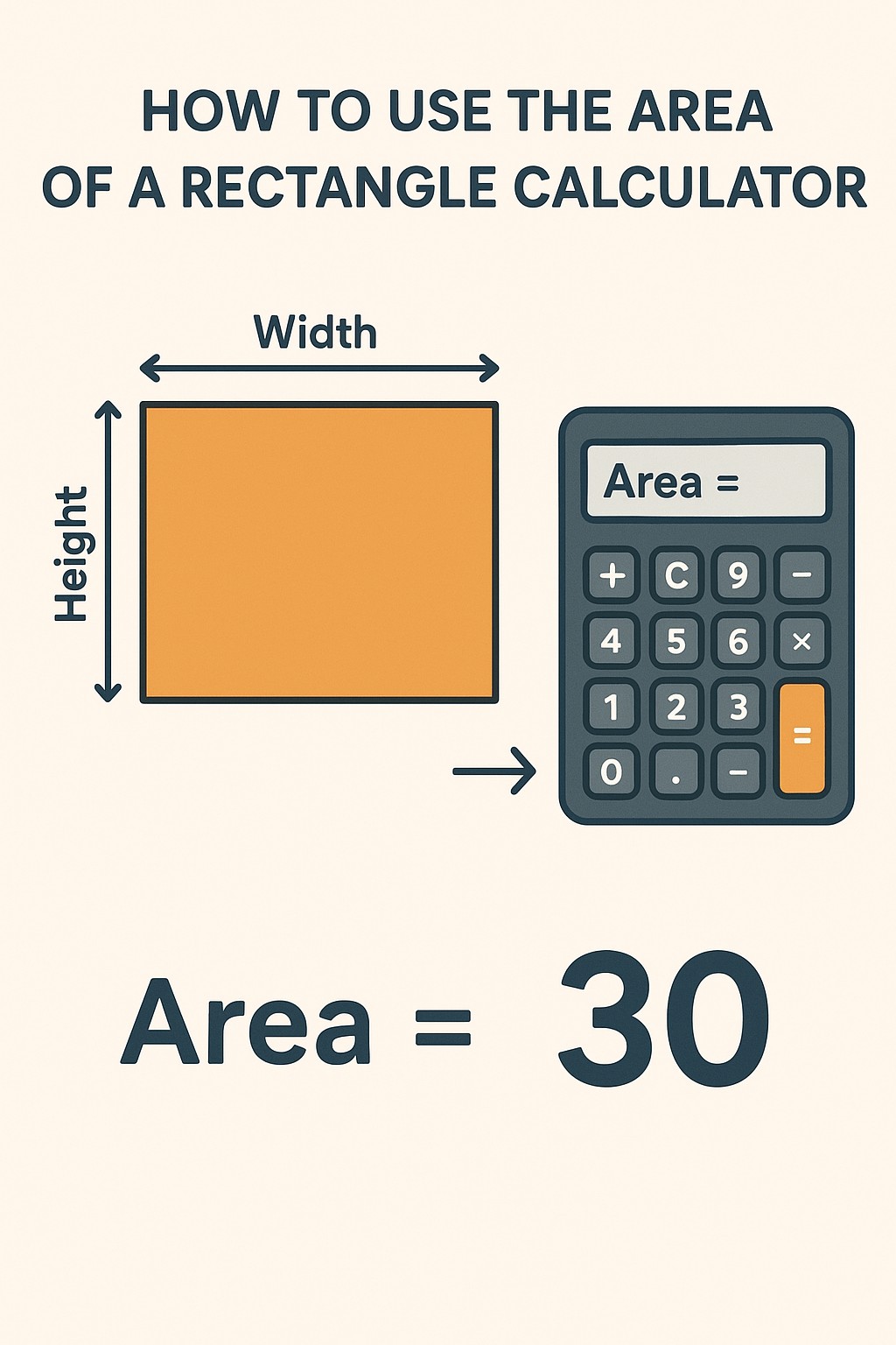 How to Use the Area of a Rectangle Calculator