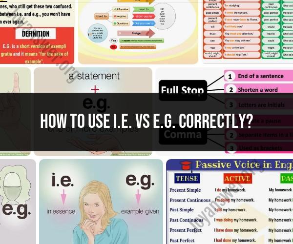 i.e. vs. e.g.: Using Latin Abbreviations Correctly