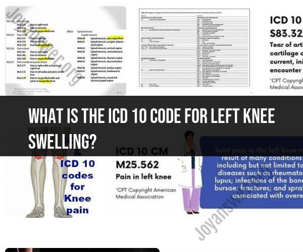 ICD-10 Code for Left Knee Swelling: Medical Coding Reference