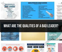 Identifying the Traits of a Bad Leader