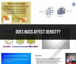Impact of Mass on Density: Exploring the Relationship