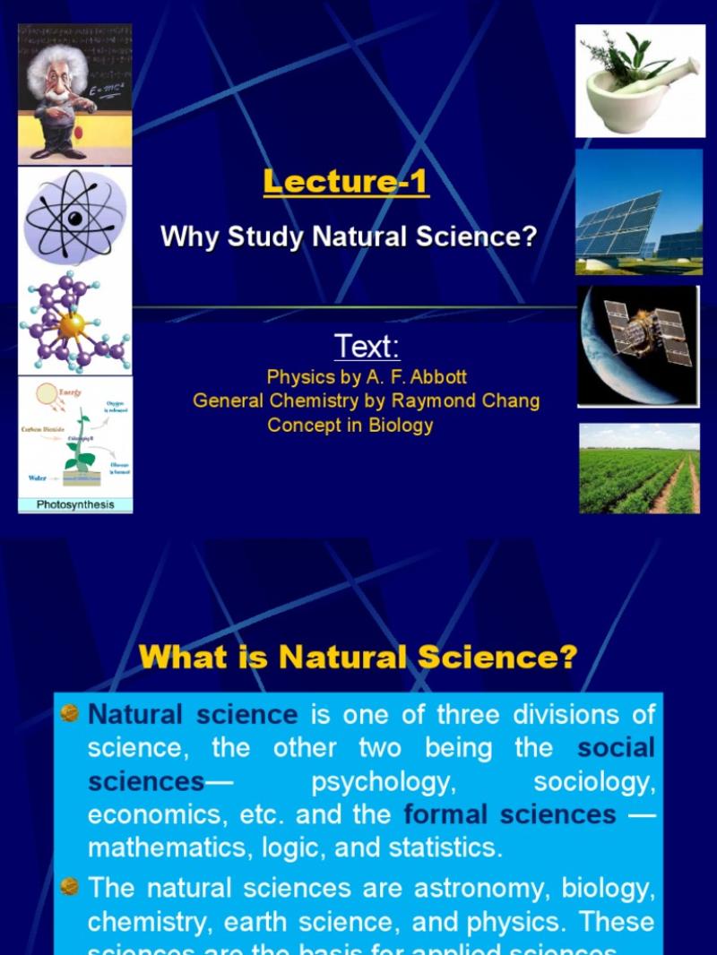 Importance of Studying Natural Science: Relevance and Benefits