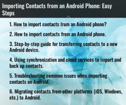 Importing Contacts from an Android Phone: Easy Steps