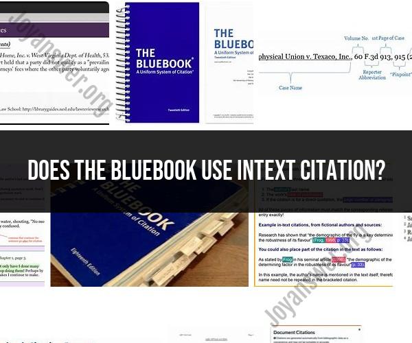 In-Text Citations in the Bluebook: A Guide to Legal Citation