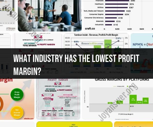 Industries with the Lowest Profit Margins