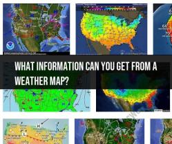 Information on Weather Maps: Understanding Meteorological Data