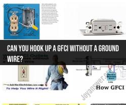 Installing a GFCI Outlet without a Ground Wire: Is It Possible?