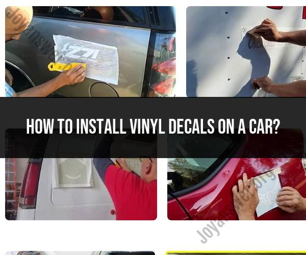 Installing Vinyl Decals on a Car: Step-by-Step Guide