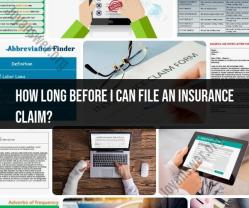 Insurance Claim Filing Timing: When Can You File?