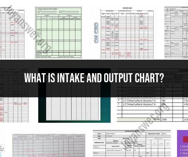 Intake and Output Chart: Monitoring Fluid Balance in Healthcare