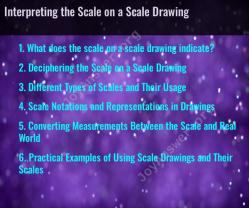 Interpreting the Scale on a Scale Drawing