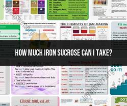 Iron Sucrose Dosage: Recommended Amounts and Administration Guidelines