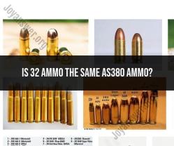 Is .32 Ammo the Same as .380 Ammo? Caliber Comparison