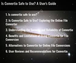 Is Convertio Safe to Use? A User's Guide