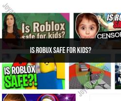 Is Robux Safe for Kids? Roblox Currency Safety