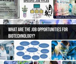 Job Opportunities in Biotechnology: Career Paths and Options