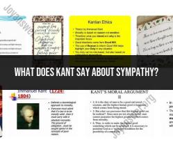 Kant's Perspective on Sympathy: Ethical Insight