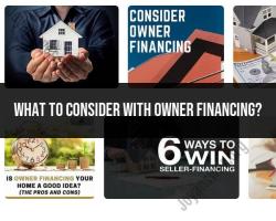 Key Considerations for Owner Financing