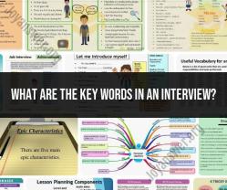 Key Interview Keywords: What to Include in Your Responses