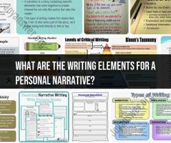 Key Writing Elements for a Personal Narrative