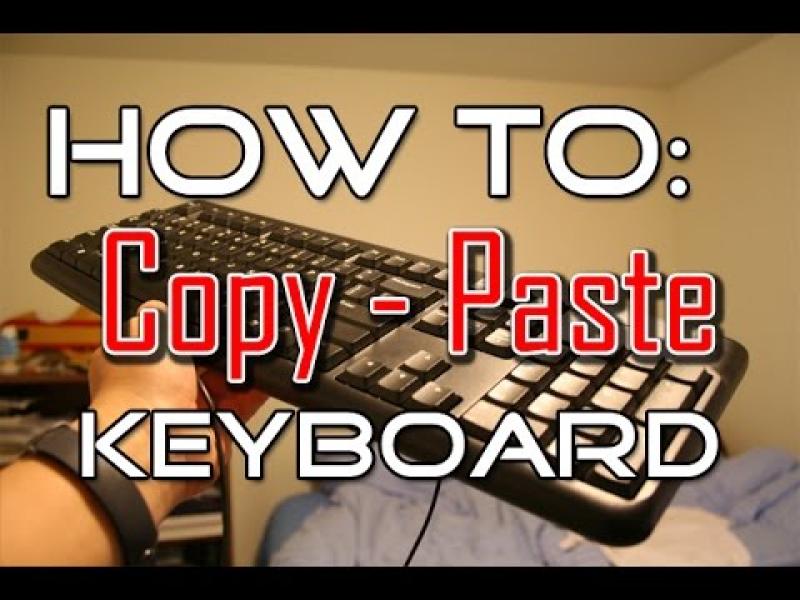 Keyboard Functions: Copying and Pasting Made Easy