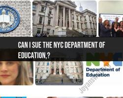 Legal Actions Against NYC Department of Education: Legal Procedure