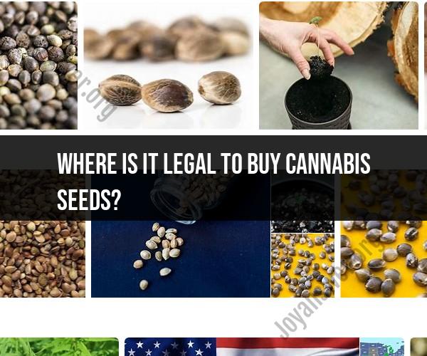 Legal Cannabis Seed Purchase: Where Is It Allowed?