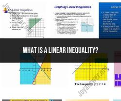 Linear Inequality: Understanding and Graphing